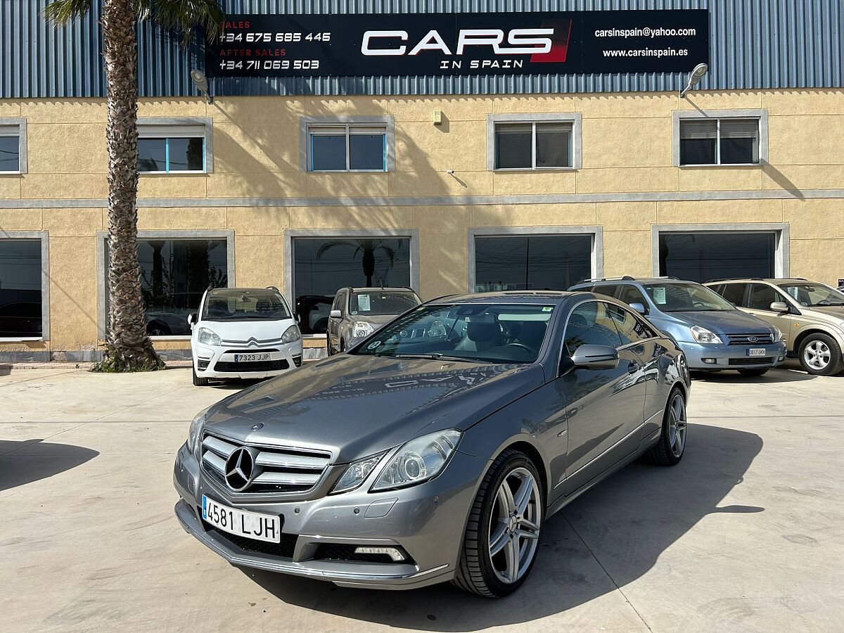 MERCEDES E350 CDI COUPE 3.0 V6 AUTO SPANISH LHD IN SPAIN 118000 MILES SUPER 2009